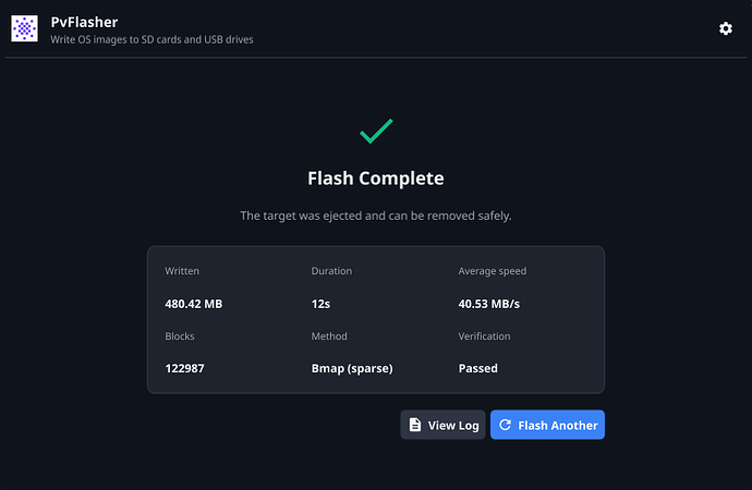 Flash complete